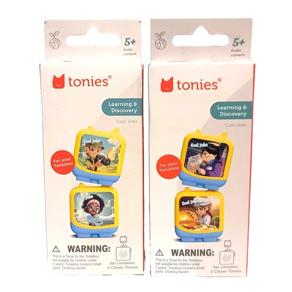 Tonies Other - Clever Tonies Set - Cool Jobs Audio Character Set of 4 NEW FOR 2024